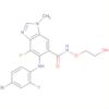 1H-Benzimidazole-6-carboxamide,5-[(4-bromo-2-fluorophenyl)amino]-4-fluoro-N-(2-hydroxyethoxy)-1-methyl-