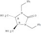 4,5-Imidazolidinedicarboxylicacid, 1,3-dibenzyl-2-oxo-, trans- (8CI)