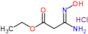 ethyl (3Z)-3-amino-3-hydroxyimino-propanoate hydrochloride