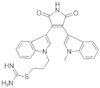 Carbamimidothioic acid, 3-[3-[2,5-dihydro-4-(1-methyl-1H-indol-3-yl)-2,5-dioxo-1H-pyrrol-3-yl]-1H-…