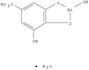 1,3,2-Benzodioxabismole-5-carboxylicacid, 2,7-dihydroxy-, hydrate (1:1)