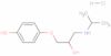 Phenol, 4-[2-hydroxy-3-[(1-methylethyl)amino]propoxy]-, hydrochloride (1:1)