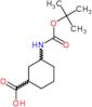 rel-(1R,3S)-3-[[(1,1-Dimethylethoxy)carbonyl]amino]cyclohexanecarboxylic acid