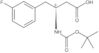 Boc-(S)-3-amino-4-(3-fluoro-phenyl)-butyric acid