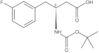 (βS)-β-[[(1,1-Dimethylethoxy)carbonyl]amino]-3-fluorobenzenebutanoic acid