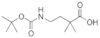 4-[[(1,1-Dimethylethoxy)carbonyl]amino]-2,2-dimethylbutanoic acid