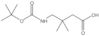 ácido 4-[[(1,1-dimetiletoxicarbonil)amino]-3,3-dimetilbutanoico