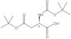 4-(1,1-Dimethylethyl) hydrogen N-[(1,1-dimethylethoxy)carbonyl]-D-aspartate