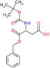 (3R)-4-(benzyloxy)-3-[(tert-butoxycarbonyl)amino]-4-oxobutanoic acid (non-preferred name)