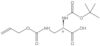 N-[(1,1-Dimethylethoxy)carbonyl]-3-[[(2-propen-1-yloxy)carbonyl]amino]-<span class="text-smallca...