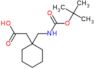 (1-{[(tert-butoxycarbonyl)amino]methyl}cyclohexyl)acetic acid