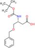 (3R)-4-(benzyloxy)-3-[(tert-butoxycarbonyl)amino]butanoic acid