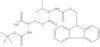 N-[(9H-Fluoren-9-ylmethoxy)carbonyl]-<span class="text-smallcaps">L</span>-valine 2-carboxy-2-[[(1,1-dimethylethoxy)carbonyl]amino]ethyl ester