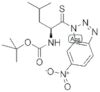 1,1-Dimethylethyl N-[(1S)-3-methyl-1-[(6-nitro-1H-benzotriazol-1-yl)thioxomethyl]butyl]carbamate