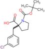 1-(tert-butoxycarbonyl)-2-(3-chlorobenzyl)proline