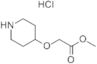 (PIPERIDIN-4-YLOXY)-ACETIC ACID METHYL ESTER HYDROCHLORIDE