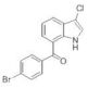 (4-​bromophenyl)​(3-​chloro-​1H-​indol-​7-​yl)​methanone