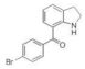 (4-​bromophenyl)​(2,​3-​dihydro-​1H-​indol-​7-​yl)​methanone