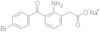 Benzeneacetic acid, 2-amino-3-(4-bromobenzoyl)-, sodium salt, hydrate (2:2:3)