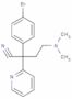 α-(4-Bromophenyl)-α-[2-(dimethylamino)ethyl]-2-pyridineacetonitrile