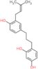 4-{3-[4-hydroxy-3-(3-methylbut-2-en-1-yl)phenyl]propyl}benzene-1,3-diol