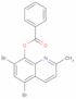 8-Quinolinol, 5,7-dibromo-2-methyl-, 8-benzoate