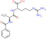 N-(phenylcarbonyl)-L-alanyl-N~5~-(diaminomethylidene)-L-ornithine