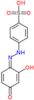 4-[(2Z)-2-(2-hydroxy-4-oxocyclohexa-2,5-dien-1-ylidene)hydrazino]benzenesulfonic acid