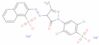 1-Naphthalenesulfonic acid, 2-[2-[1-(2,5-dichloro-4-sulfophenyl)-4,5-dihydro-3-methyl-5-oxo-1H-pyr…