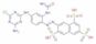 7-[2-[2-[(Aminocarbonyl)amino]-4-[(4-amino-6-chloro-1,3,5-triazin-2-yl)amino]phenyl]diazenyl]-1,...