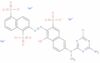 trisodium 2-[[6-[(4-amino-6-chloro-1,3,5-triazin-2-yl)methylamino]-1-hydroxy-3-sulphonato-2-naph...