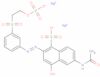 Ácido 2-naftalenosulfónico, 6-(acetilamino)-4-hidroxi-3-[2-[3-[[2-(sulfooxi)etil]sulfonil]fenil]...