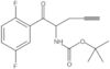 tert-butyl[1-(2,5-difluorophenyl)-1-oxopent-4-yn-2-yl]carbamate