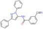 3-cyano-N-(1,3-diphenyl-1H-pyrazol-5-yl)benzamide