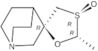 Spiro[1-azabicyclo[2.2.2]octane-3,5′-[1,3]oxathiolane], 2′-methyl-, 3′-oxide, (2′R,3R,3′R)-rel-