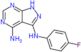 N~3~-(4-fluorophenyl)-2H-pyrazolo[3,4-d]pyrimidine-3,4-diamine