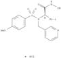 Butanamide,N-hydroxy-2-[[(4-methoxyphenyl)sulfonyl](3-pyridinylmethyl)amino]-3-methyl-,hydrochloride (1:1), (2R)-