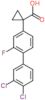 1-(3',4'-Dichloro-2-fluoro-4-biphenylyl)cyclopropanecarboxylic acid