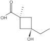 cis-3-Ethyl-3-hydroxy-1-methylcyclobutanecarboxylic acid