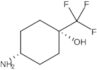 cis-4-Amino-1-(trifluoromethyl)cyclohexanol