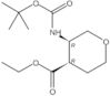 rel-Etile (3R,4R)-3-[[(1,1-dimetiletoxicabonil)ammino]tetraidro-2H-pirano-4-carbossilato