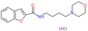 N-(4-morpholinobutyl)benzofuran-2-carboxamide hydrochloride