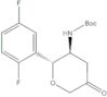 1,1-Dimethylethyl N-[(2R,3S)-2-(2,5-difluorophenyl)tetrahydro-5-oxo-2H-pyran-3-yl]carbamate