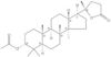 18-Norcholan-24-oic acid, 3-(acetyloxy)-20-hydroxy-4,4,8,14-tetramethyl-, γ-lactone, (3α,5α)-