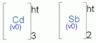 antimony, compound with cadmium (2:3)