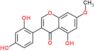 3-(2,4-dihydroxyphenyl)-5-hydroxy-7-methoxy-4H-chromen-4-one