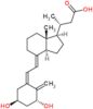 (3R)-3-[(1R,3aS,4E,7aR)-4-{(2Z)-2-[(3R,5S)-3,5-dihydroxy-2-methylidenecyclohexylidene]ethylidene}-7a-methyloctahydro-1H-inden-1-yl]butanoic acid (non-preferred name)