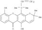 2H,6H-Pyrano[3,2-b]xanthen-6-one,12-(1,1-dimethyl-2-propenyl)-5,10-dihydroxy-2,2-dimethyl- (9CI)