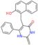 NSC-1125476, Tetrahydro-5-[(2-hydroxy-1-naphthalenyl)methyl]-6-phenyl-2-thioxo-4(1H)-Pyrimidinone, 5-(2-Hydroxynaphthalen-1-ylmethyl)-6-phenyl-2-thioxo-2,3-dihydro-1H-pyrimidin-4-one, 5-[(2-hydroxy-1-naphthyl)methyl]-2-mercapto-6-phenyl-4(3H)-Pyrimidinone