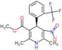 methyl (4R)-2,6-dimethyl-5-nitro-4-[2-(trifluoromethyl)phenyl]-1,4-dihydropyridine-3-carboxylate